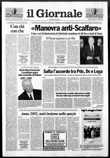 Il giornale : quotidiano del mattino